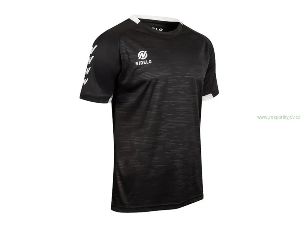 Hráčský dres NIDELO Player shirt S/S Brest černá