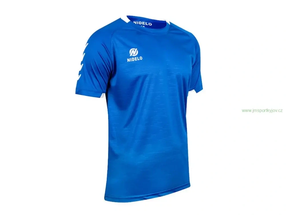 Hráčský dres NIDELO Player shirt S/S Brest modrá