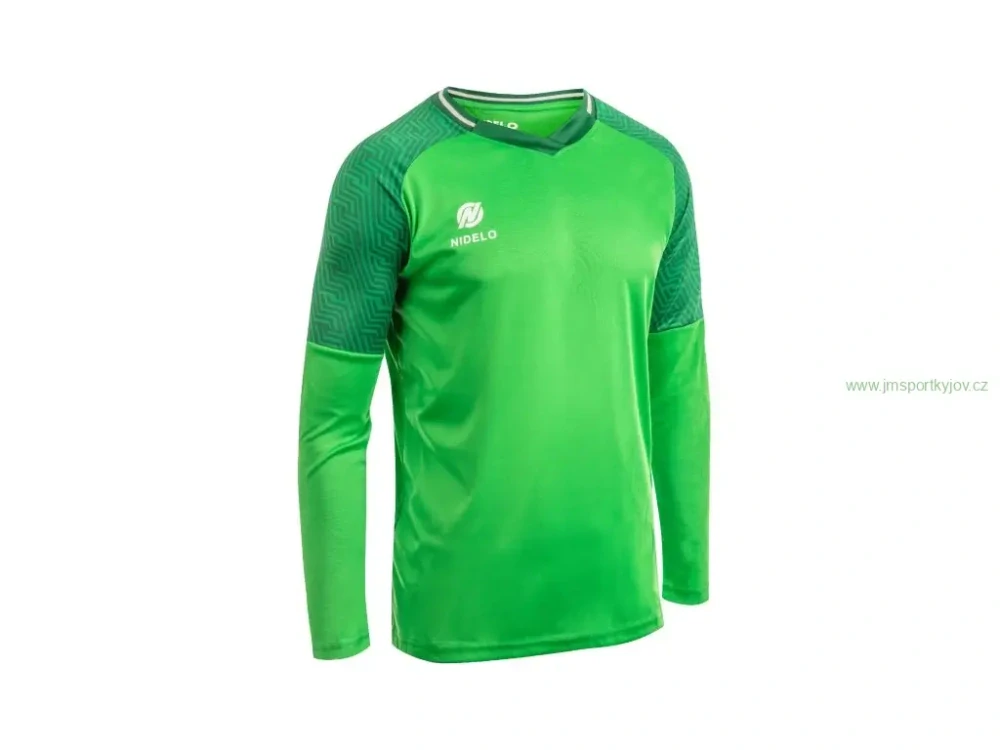 Hráčský dres NIDELO Player shirt L/S Nantes zelená