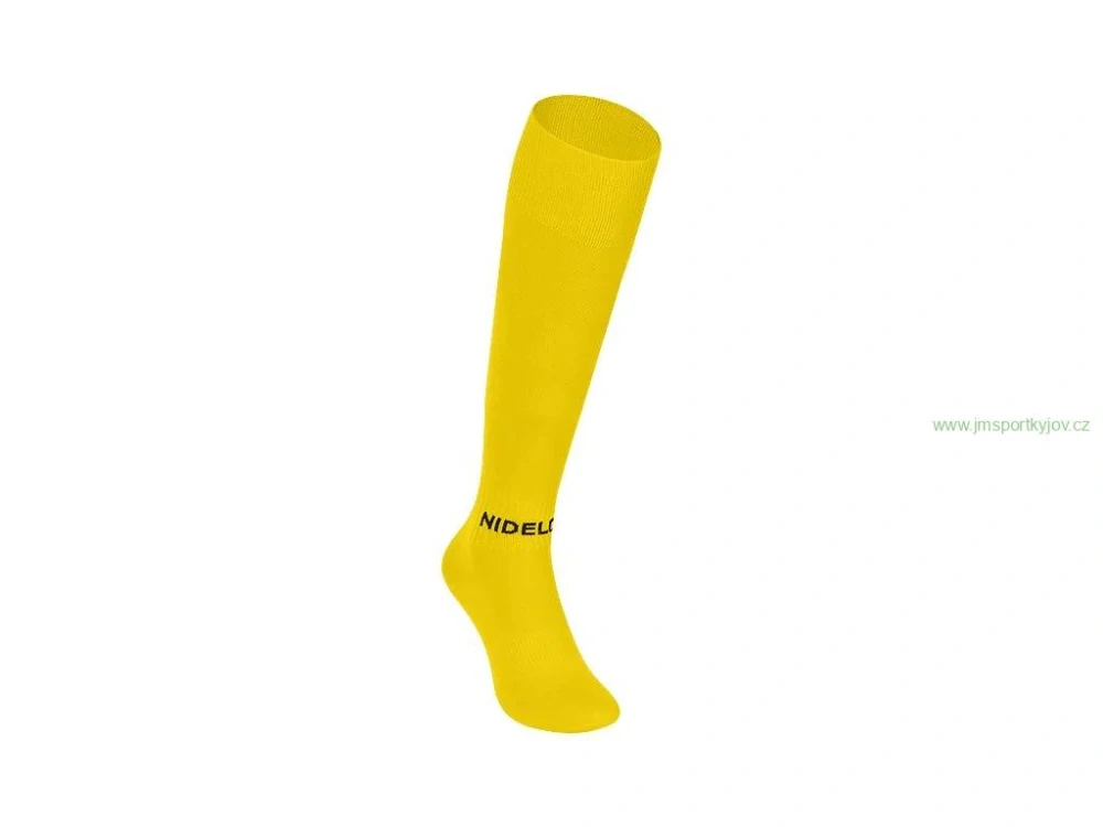 Fotbalové štulpny NIDELO football socks Optimal žlutá