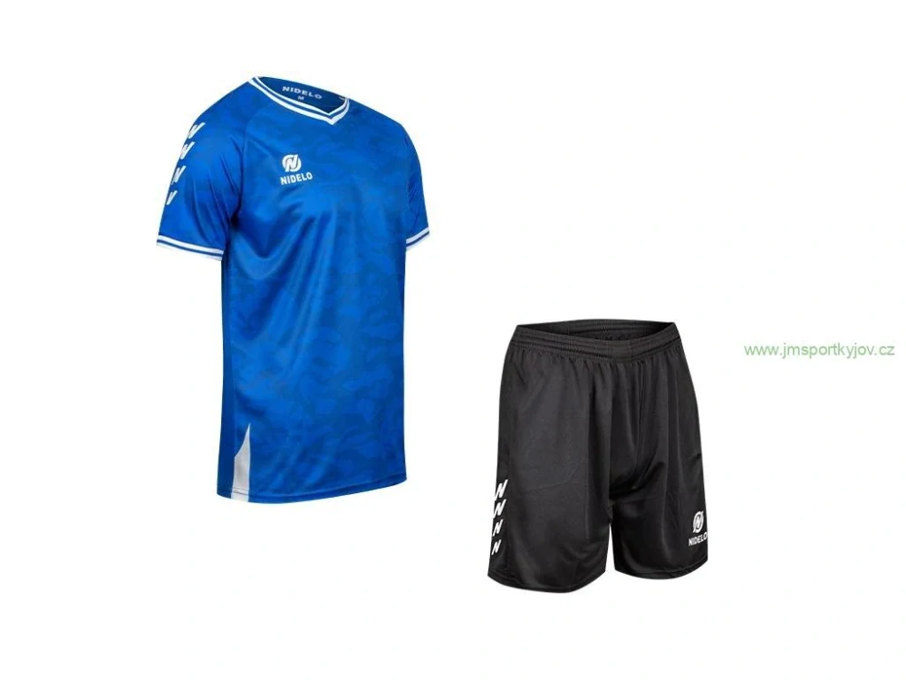 Hráčský set NIDELO Player Set Orleans modrá / černá