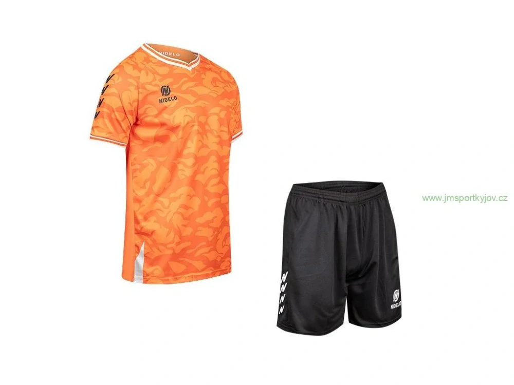 Hráčský set NIDELO Player Set Orleans oranžová / černá
