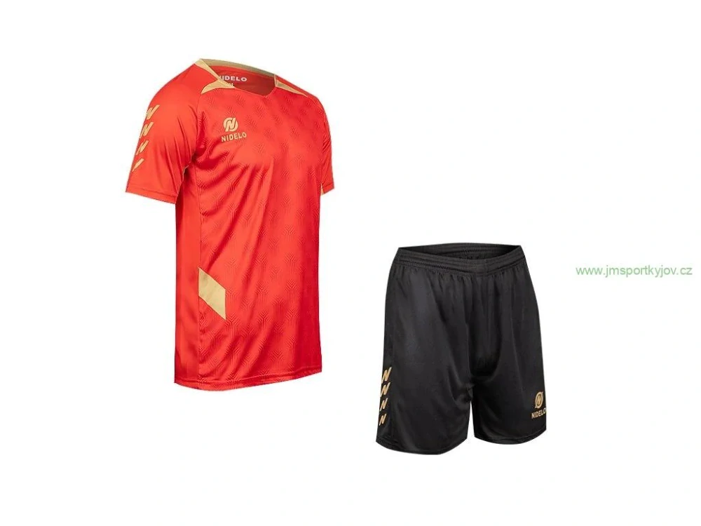Hráčský set NIDELO Player Set Quintin červená / černá