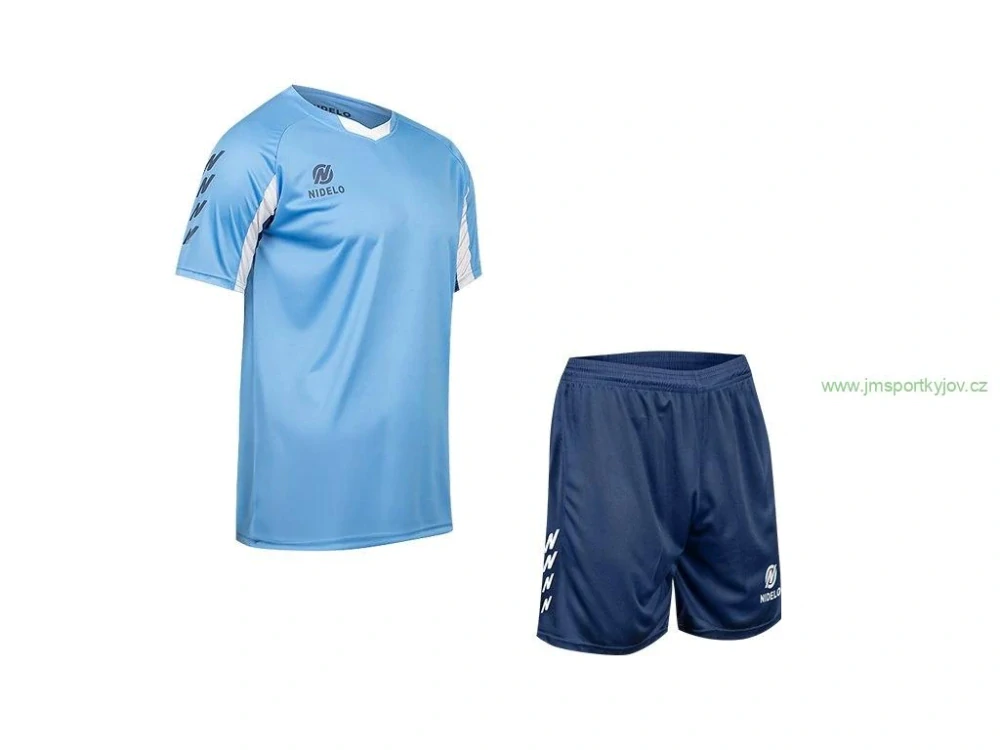 Hráčský set NIDELO Player Set Rouen světle modrá / tmavě modrá