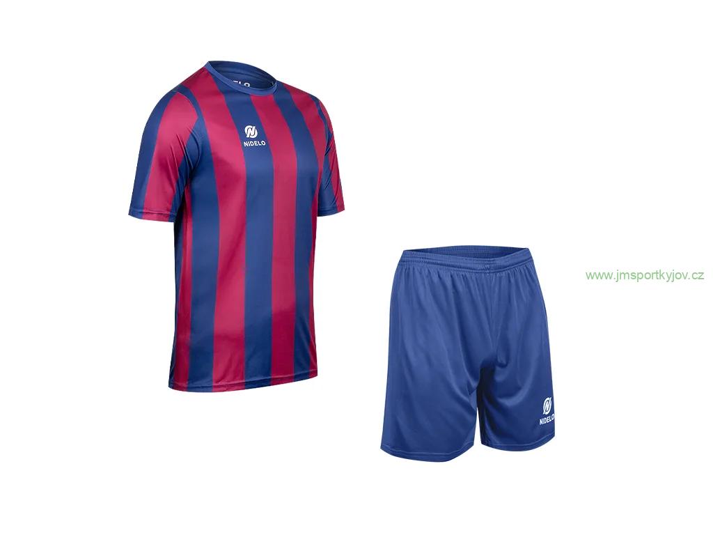 Hráčský set NIDELO Player Set striped Elliant červená / tmavě modrá
