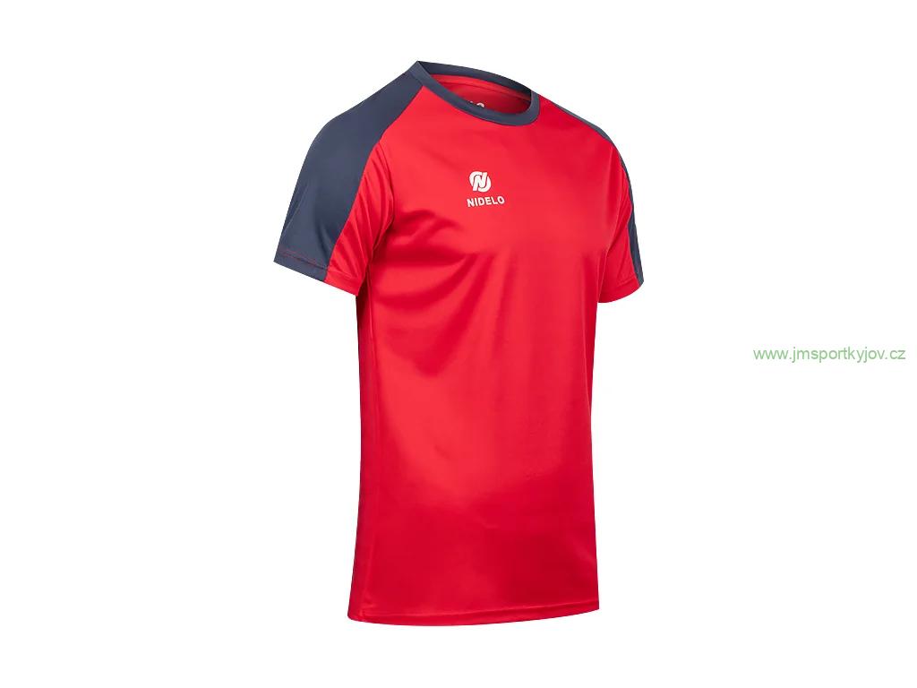 Hráčský dres NIDELO Training shirt S/S Elliant červená