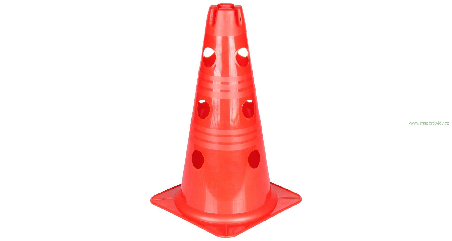 Vario kužel s otvory červená 30 cm