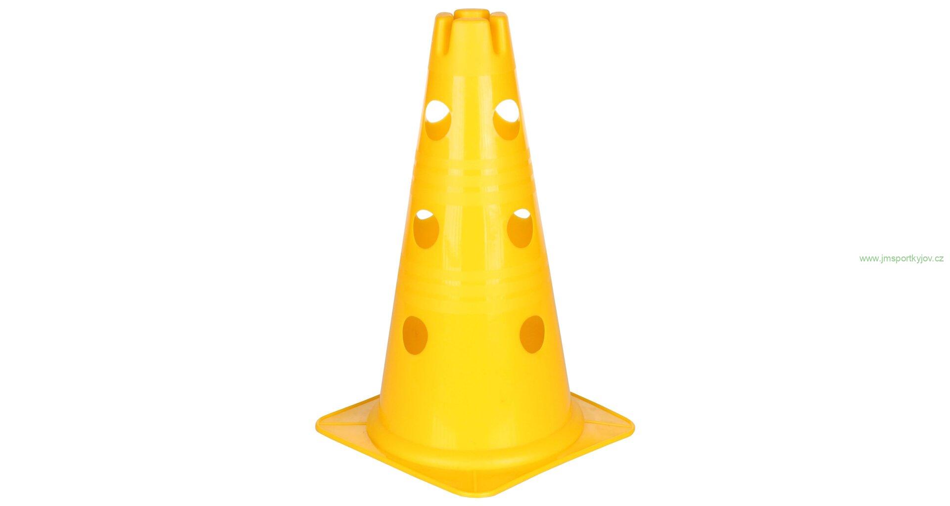 Vario kužel s otvory žlutá 30 cm