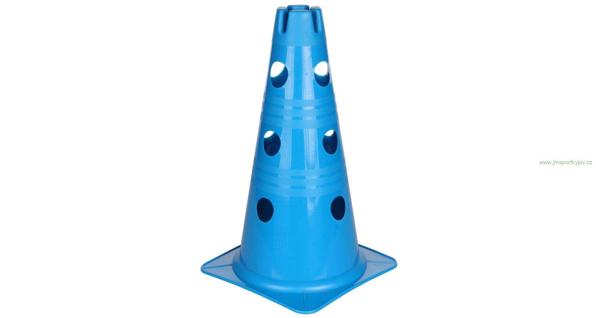 Vario kužel s otvory modrá 30 cm