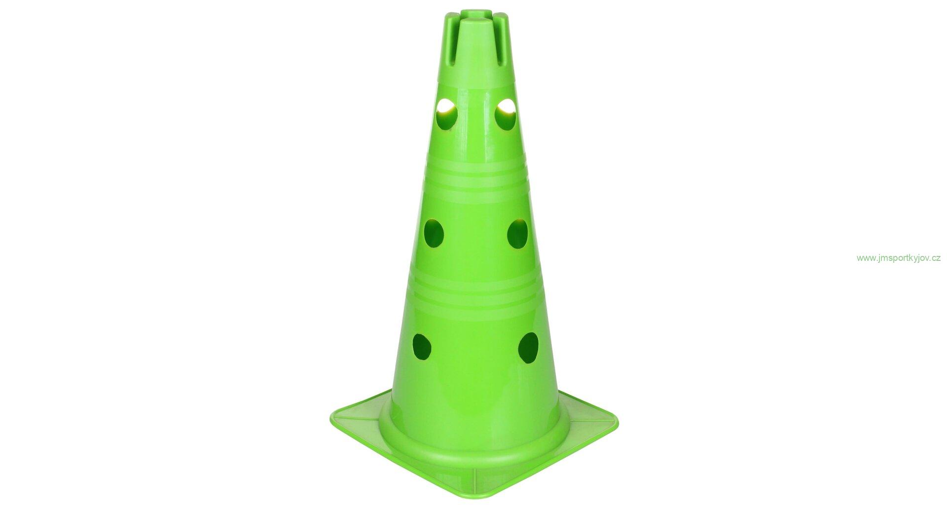 Vario kužel s otvory zelená 38 cm