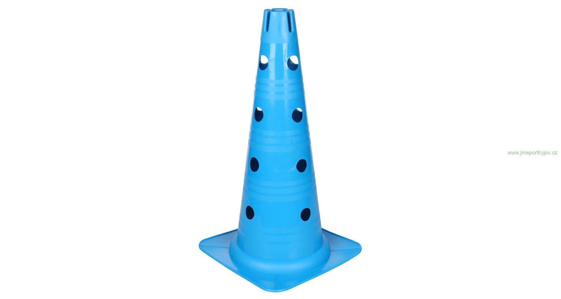 Vario kužel s otvory modrá 46 cm