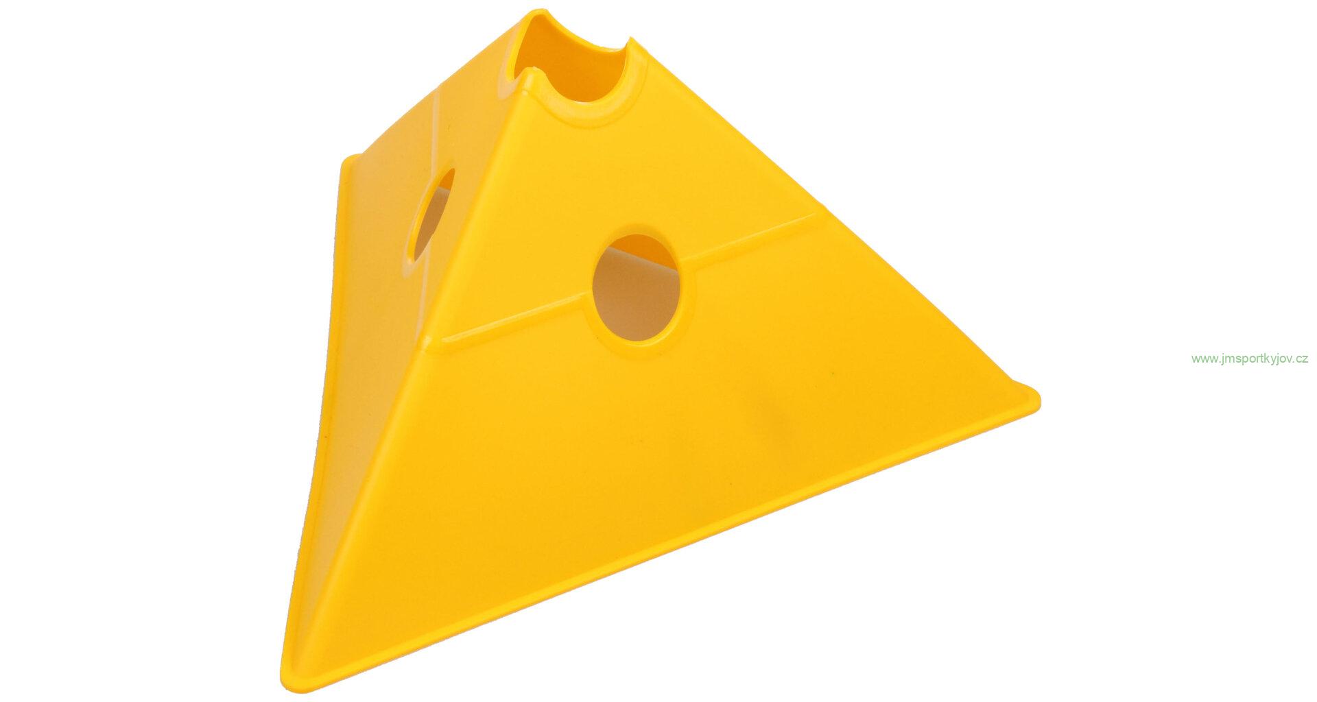 Tri Corners víceúčelové mety žlutá