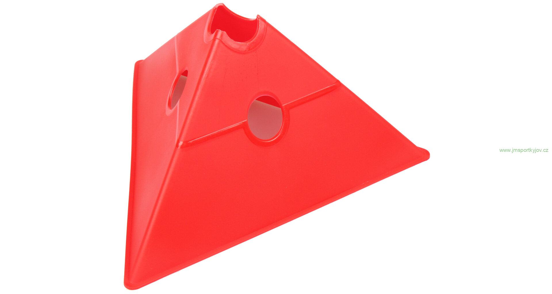 Tri Corners víceúčelové mety červená