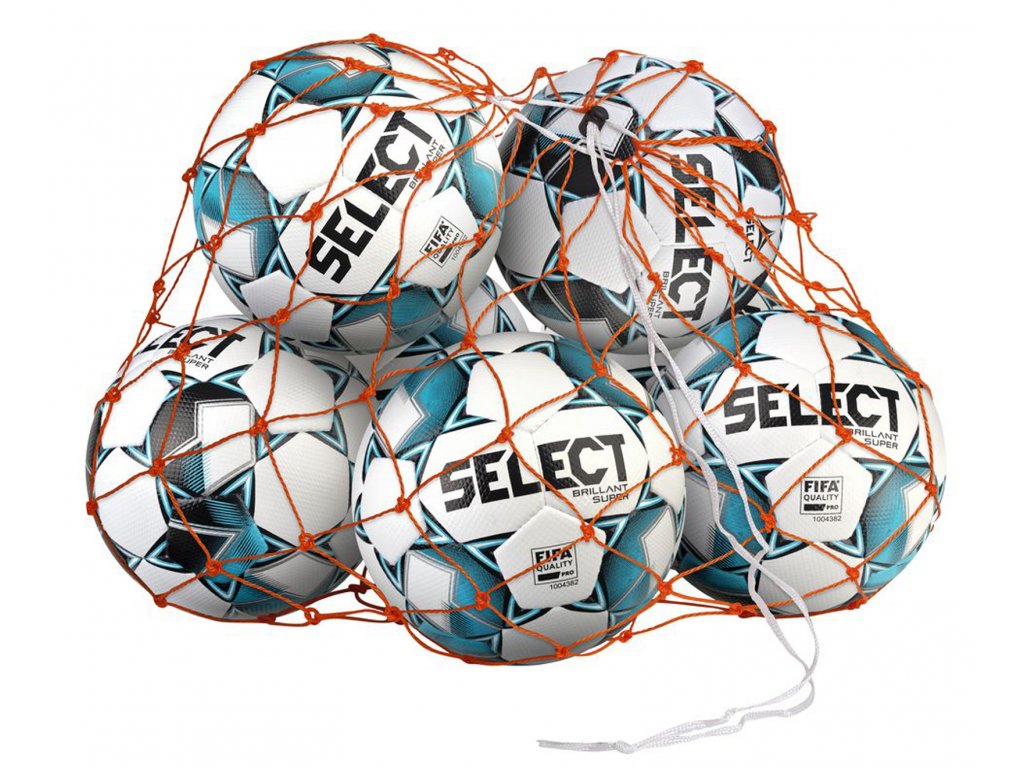 Síť na míče Select Ball net 14-16 balls oranžová