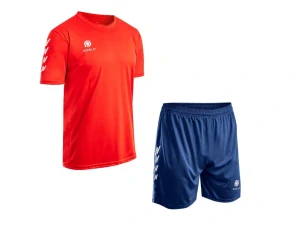 Hráčský set NIDELO Player Set Nantes červená / tmavě modrá