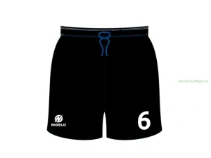 Hráčské kraťasy NIDELO Player shorts L/S Flers sublimation 01 modrá