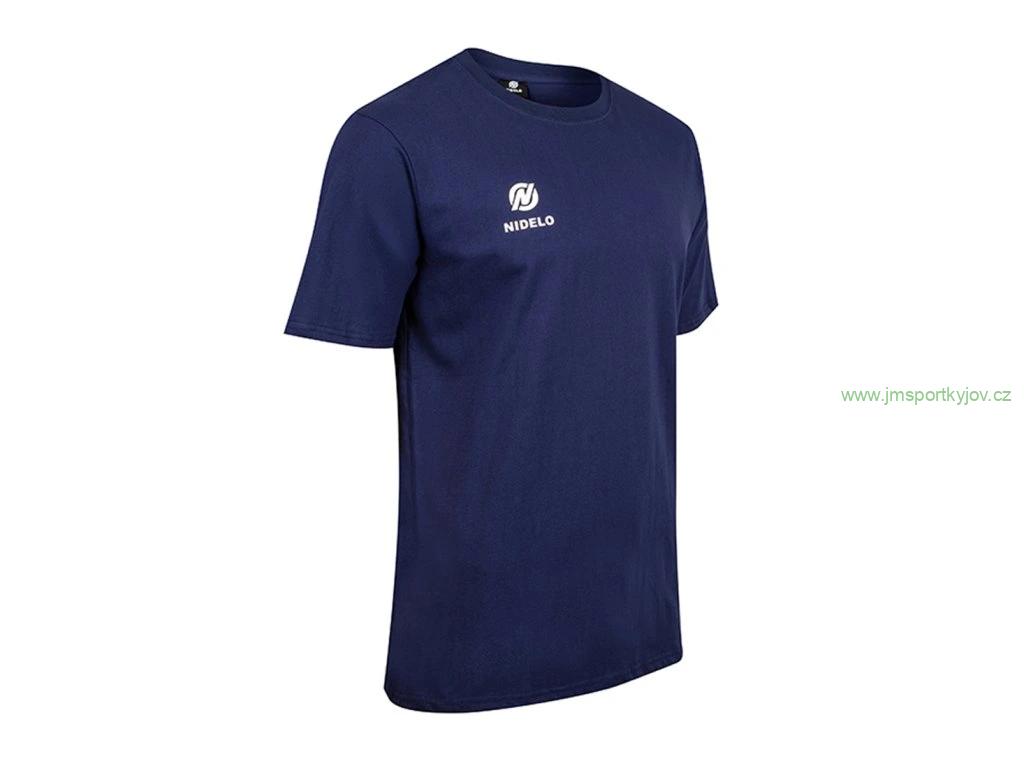 Sportovní tričko NIDELO T-shirt Core line tmavě modrá 