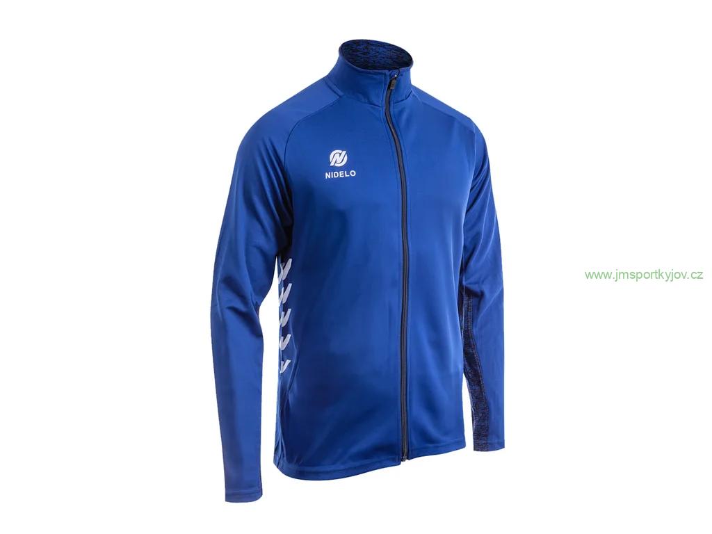  Tréninková mikina NIDELO Training zip jacket 2.0 Nantes tmavě modrá 