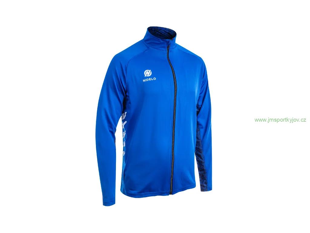 Tréninková mikina NIDELO Training zip jacket 3.0 Nantes modrá