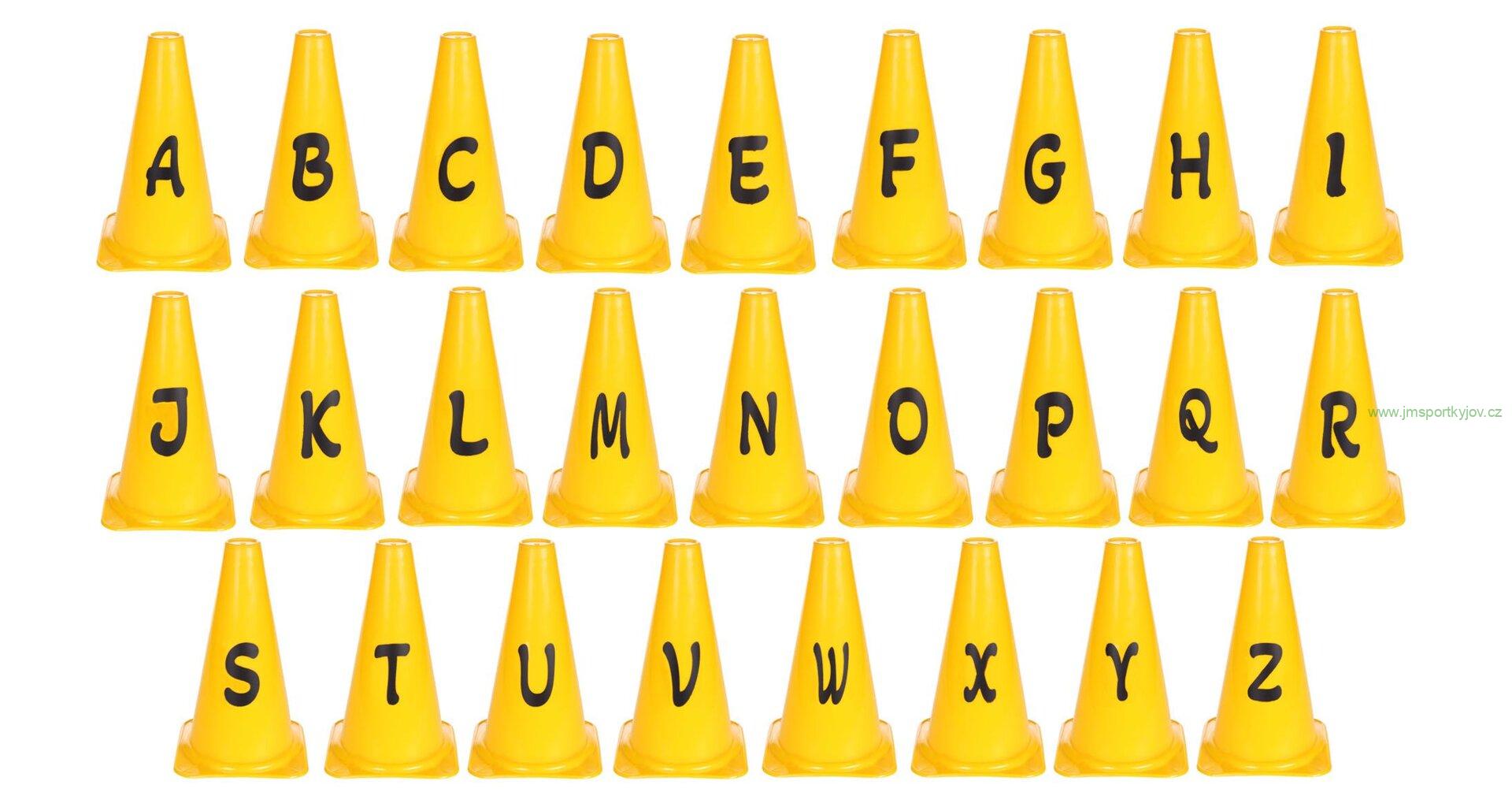 Alphabet Set kužely s písmeny