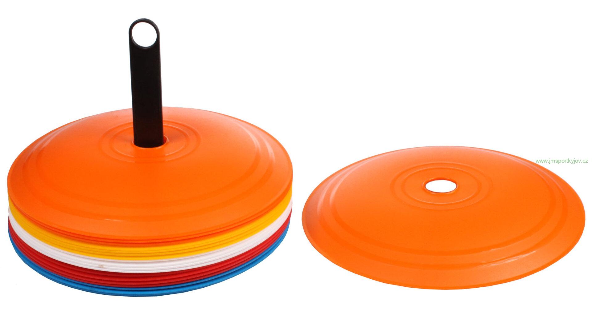 Flat Disc vytyčovací mety sada 5x4 ks mix barev