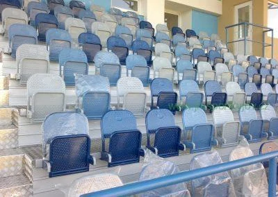 Celokovová sklopná sedačka