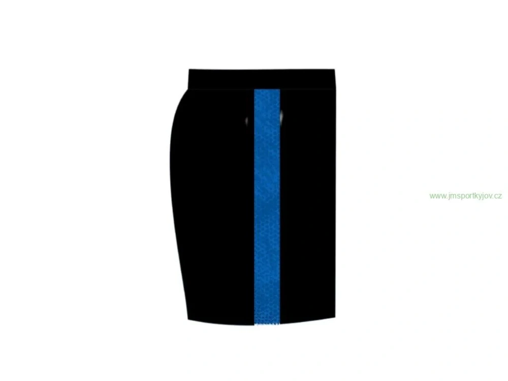 Hráčské kraťasy NIDELO Player shorts L/S Flers sublimation 01 modrá 