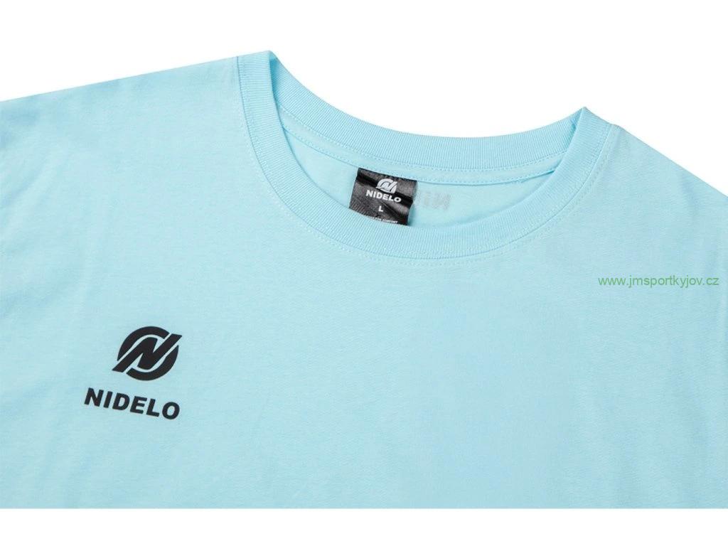 Sportovní tričko NIDELO T-shirt Core line světle modrá