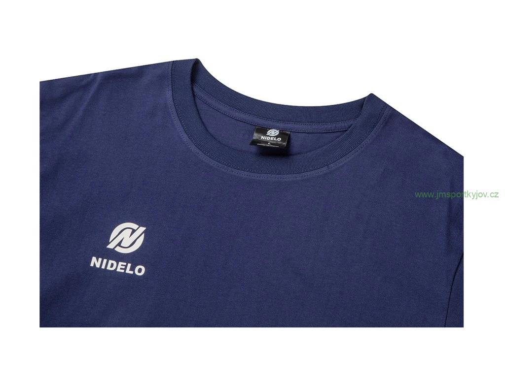 Sportovní tričko NIDELO T-shirt Core line tmavě modrá 
