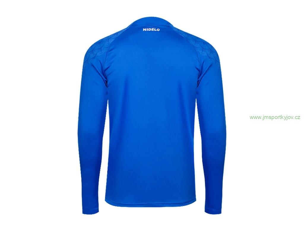Tréninková mikina NIDELO Training 1/2 zip jacket Nantes modrá