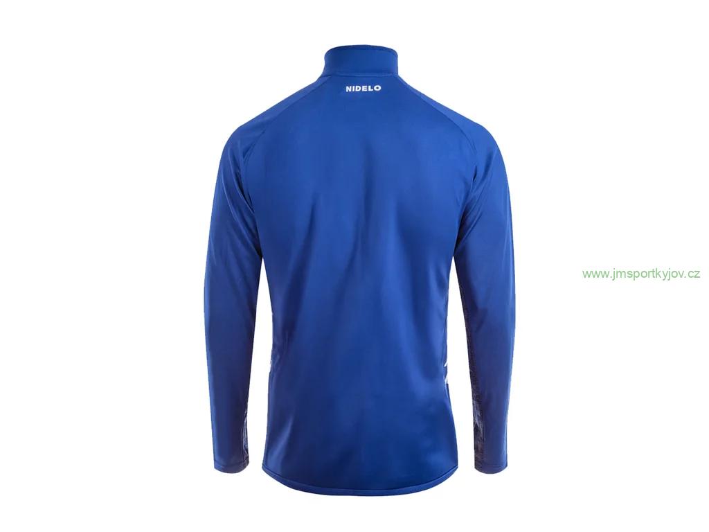  Tréninková mikina NIDELO Training zip jacket 2.0 Nantes tmavě modrá 