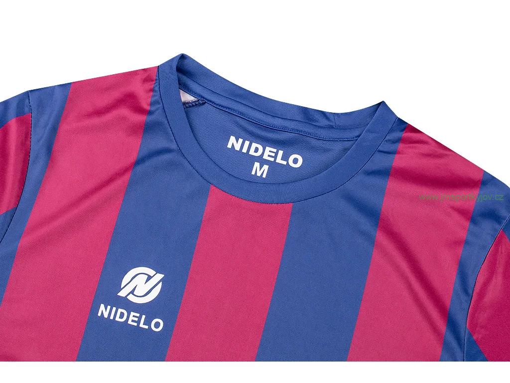 Hráčský set NIDELO Player Set striped Elliant červená / tmavě modrá