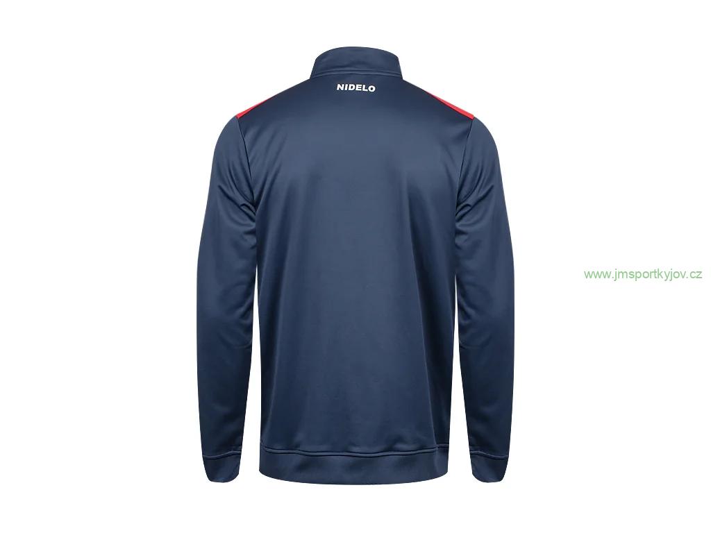 Tréninková mikina NIDELO Training 1/2 zip jacket Elliant tmavě modrá