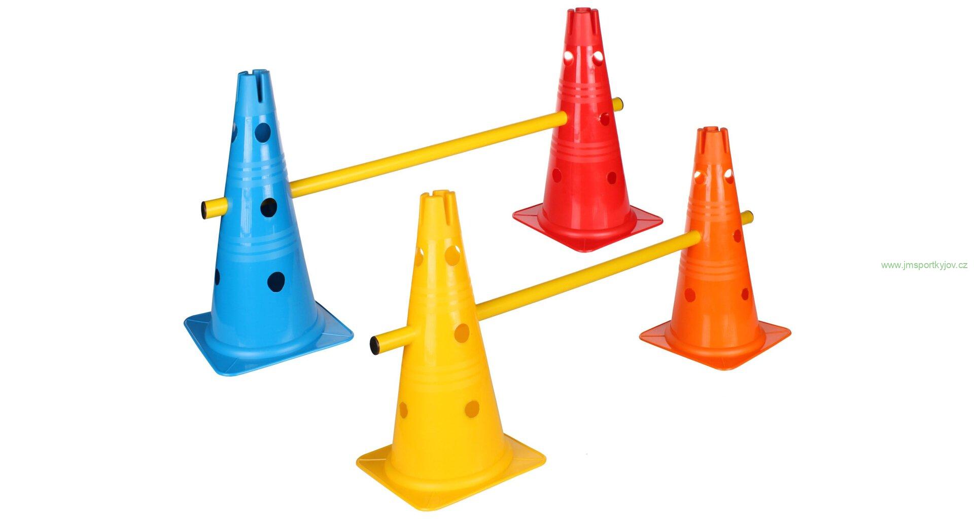 Vario kužel s otvory žlutá 30 cm
