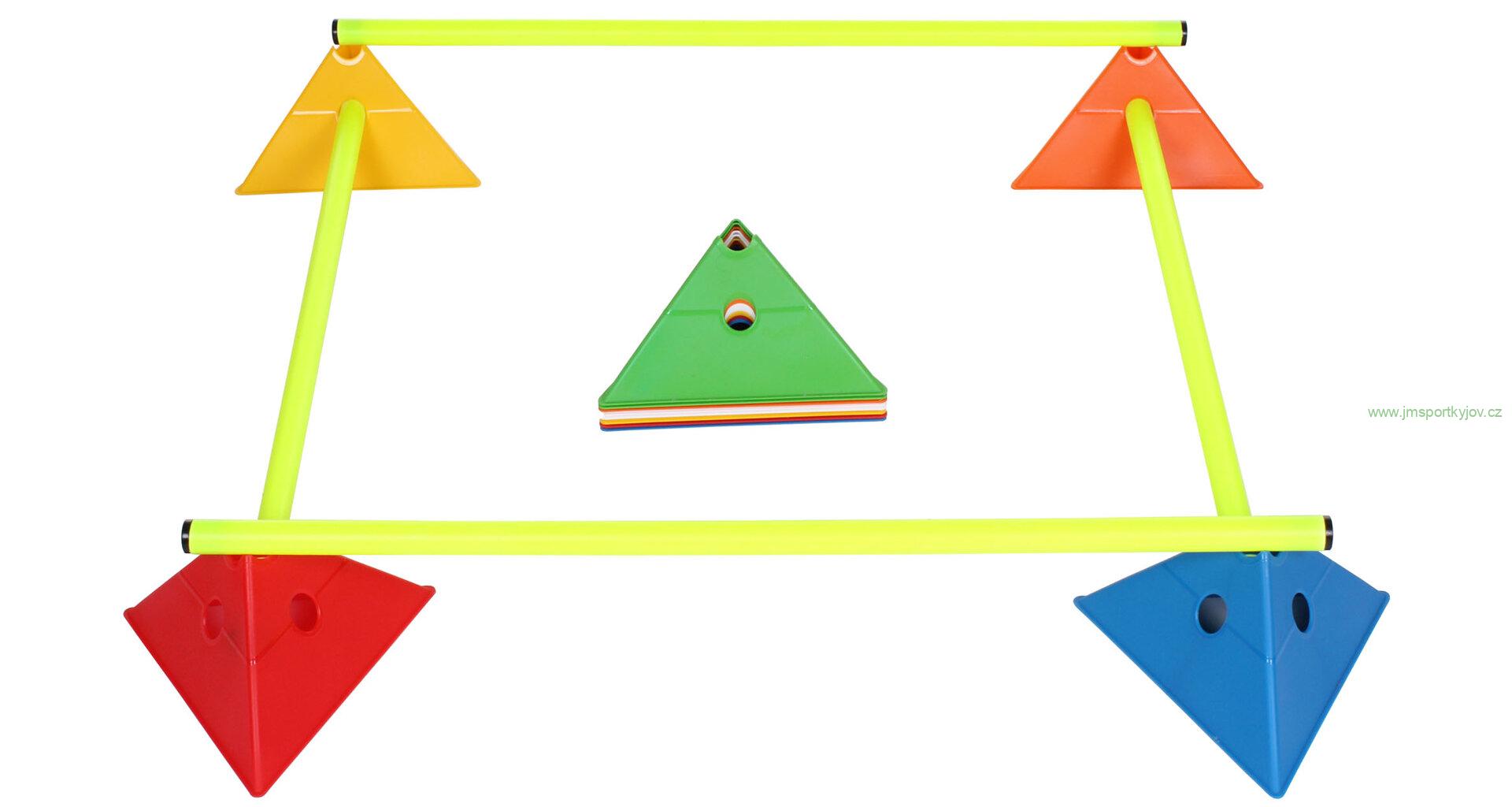 Tri Corners víceúčelové mety žlutá