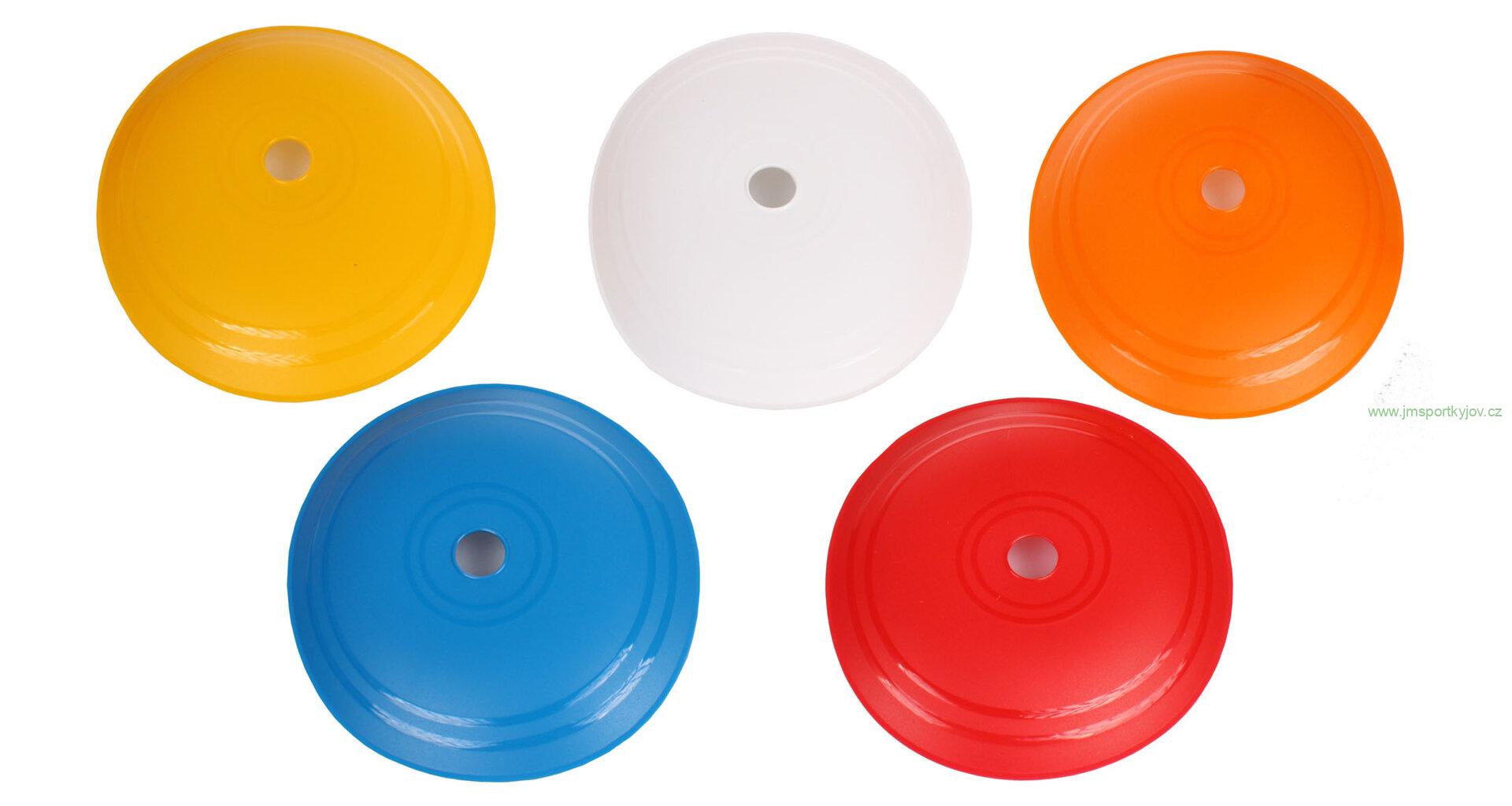 Flat Disc vytyčovací mety sada 5x8 ks mix barev