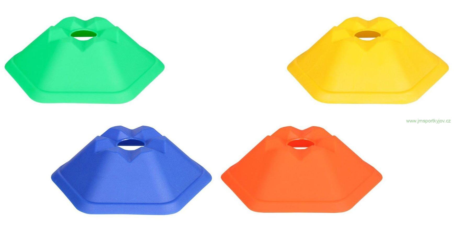 Hex Marker 2in mety sada 4x8 ks mix barev