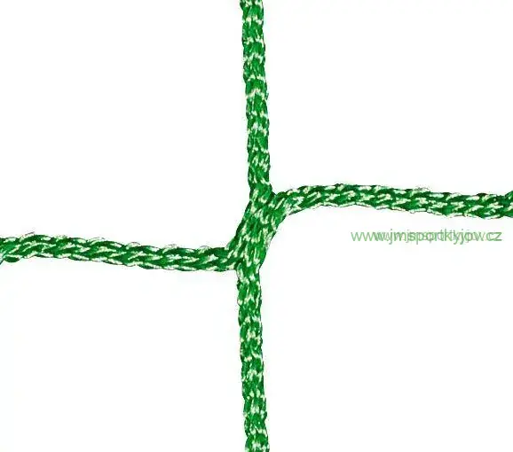 Fotbalová branková síť PP 3 mm, hloubka 2,0 x 2,0 m