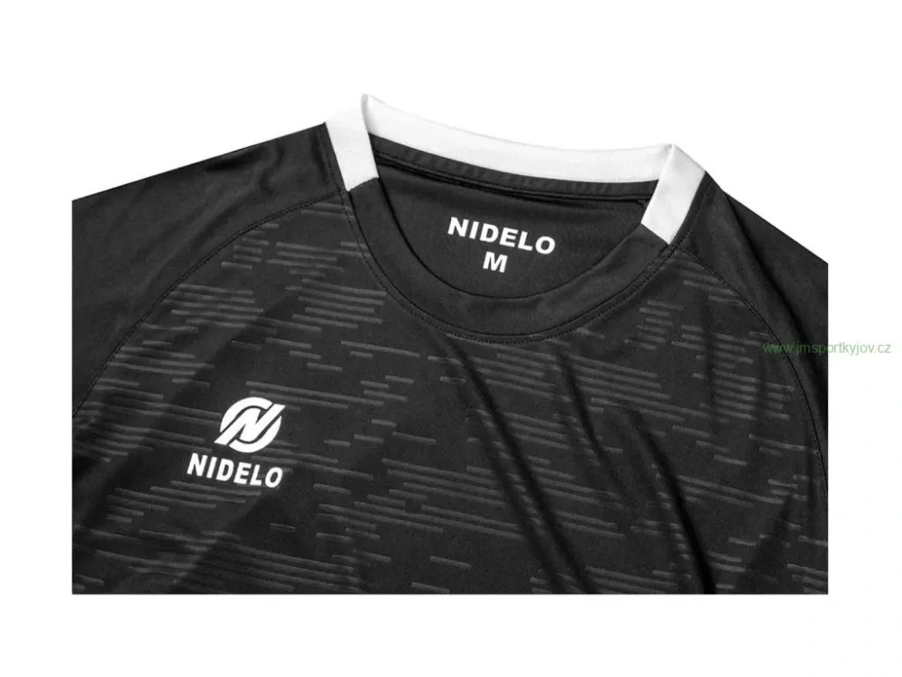 Hráčský dres NIDELO Player shirt S/S Brest černá