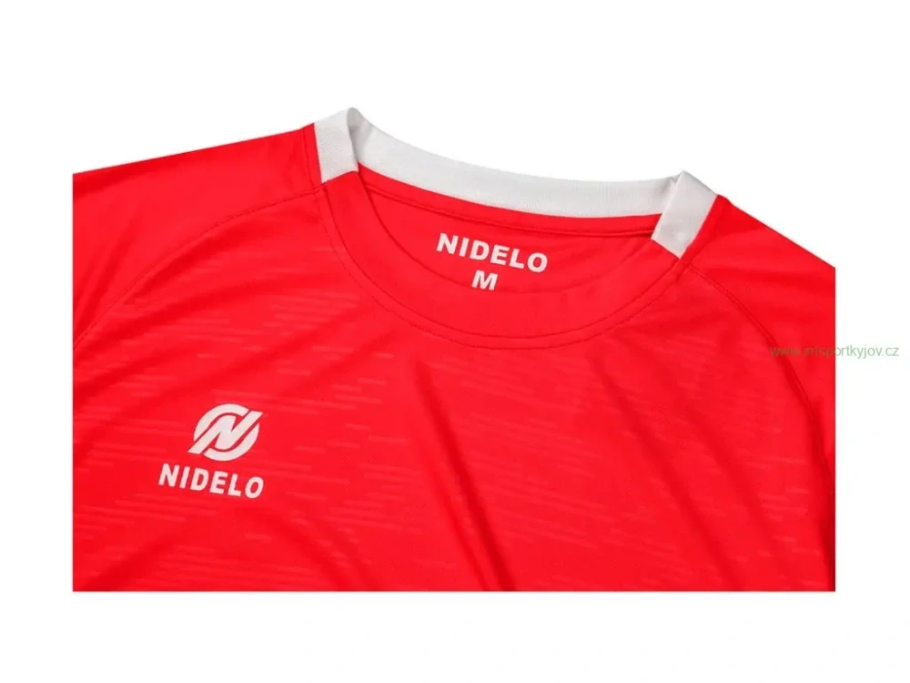 Hráčský dres NIDELO Player shirt S/S Brest červená