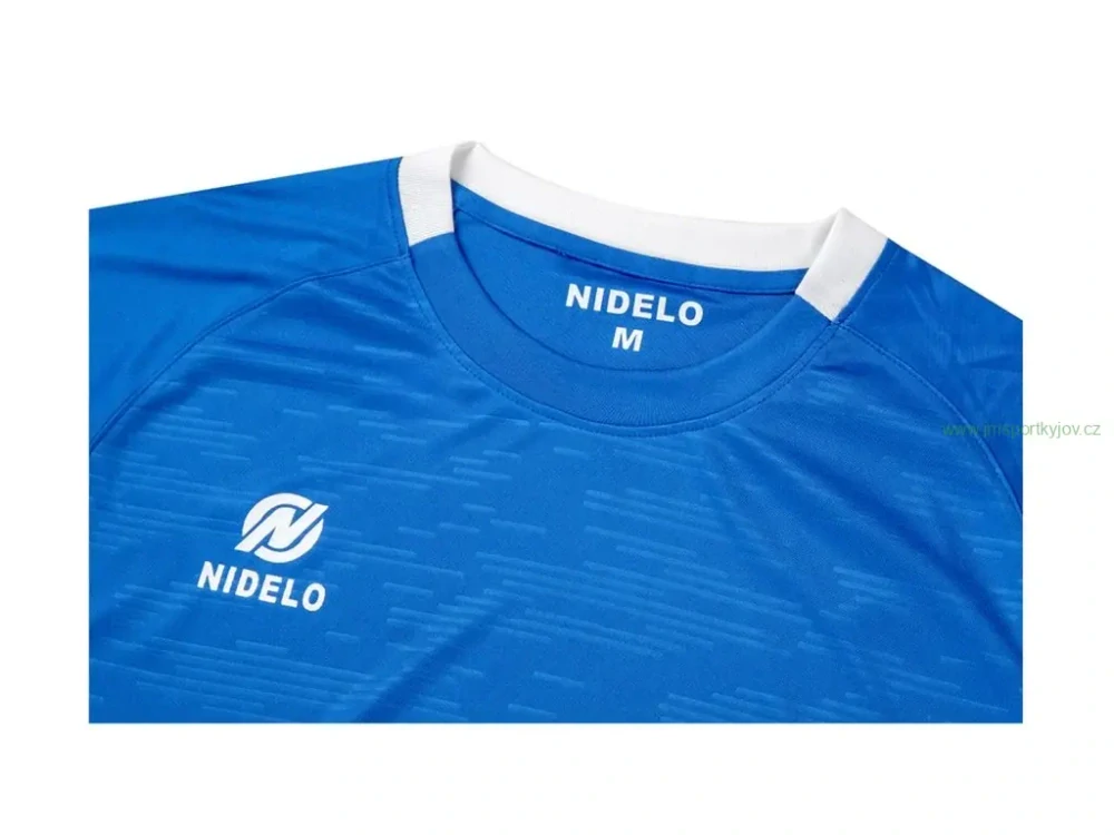 Hráčský dres NIDELO Player shirt S/S Brest modrá