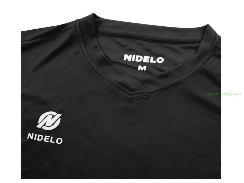 Hráčský dres NIDELO Player shirt S/S Nantes černá