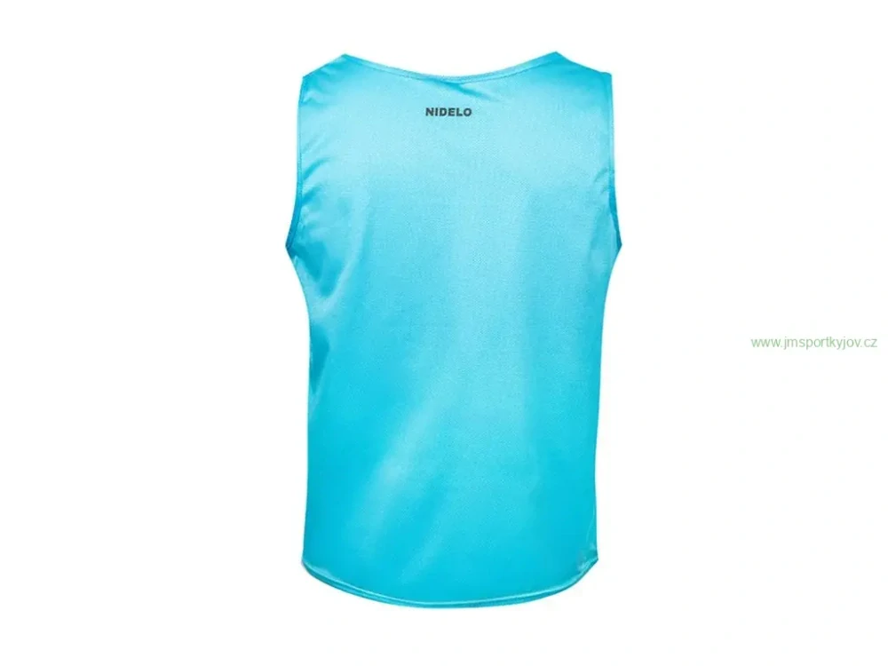 Rozlišovací triko NIDELO Bib Optimal světle modrá
