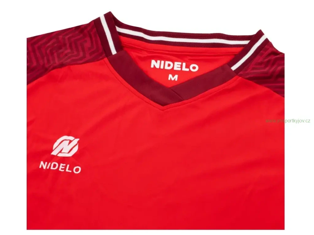 Hráčský dres NIDELO Player shirt L/S Nantes červená