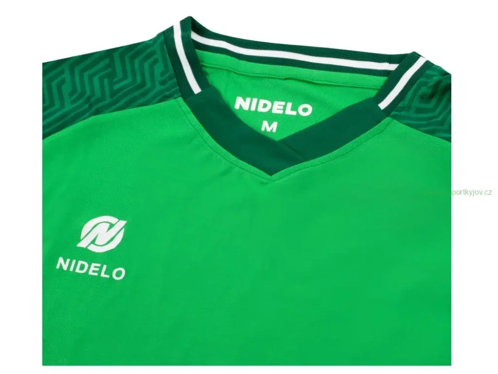 Hráčský dres NIDELO Player shirt L/S Nantes zelená