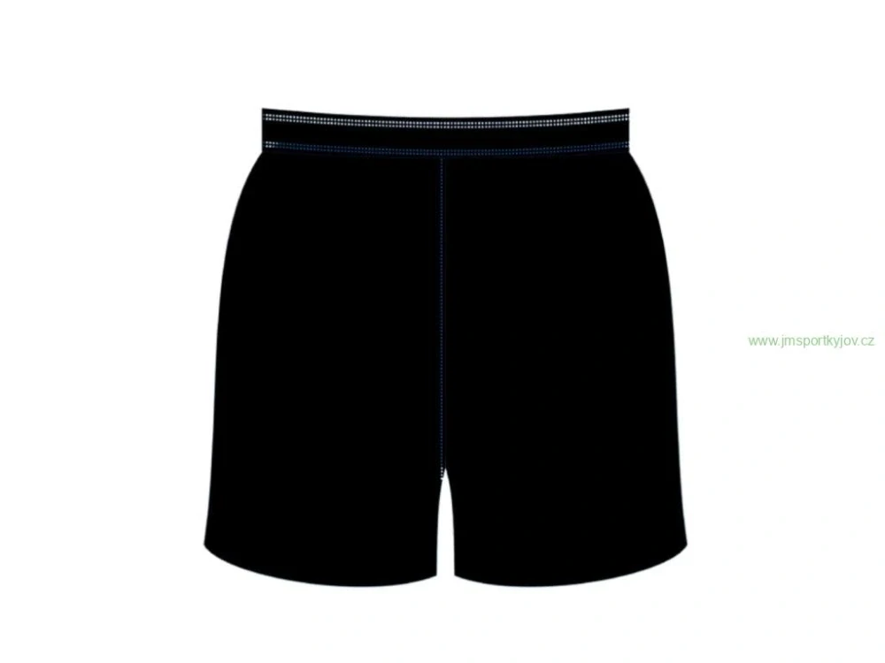 Hráčské kraťasy NIDELO Player shorts L/S Flers sublimation 01 modrá 