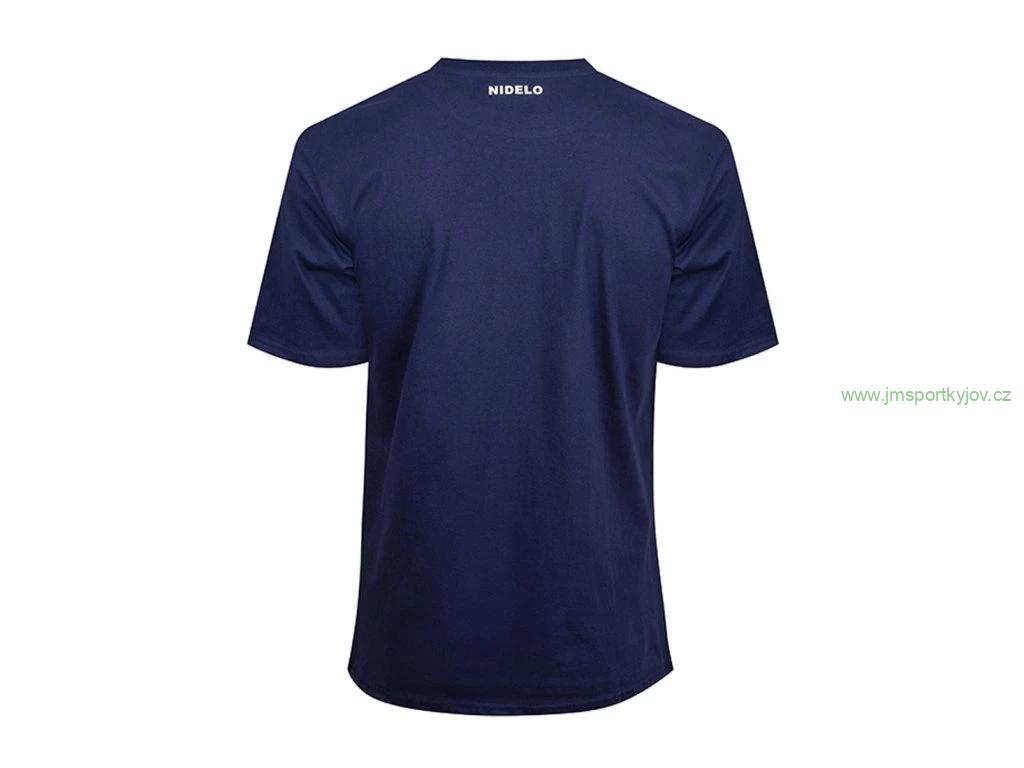 Sportovní tričko NIDELO T-shirt Core line tmavě modrá 