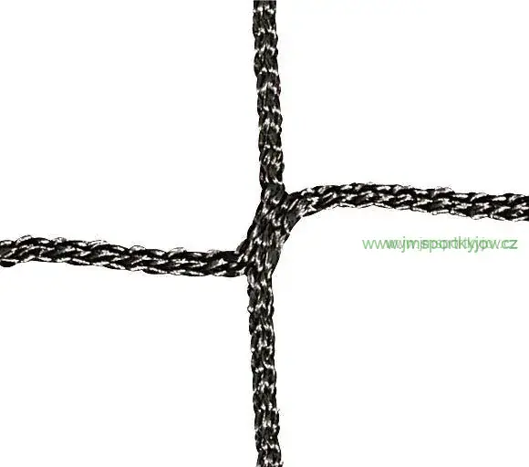 Fotbalová branková síť PP 3 mm, hloubka 2,0 x 2,0 m