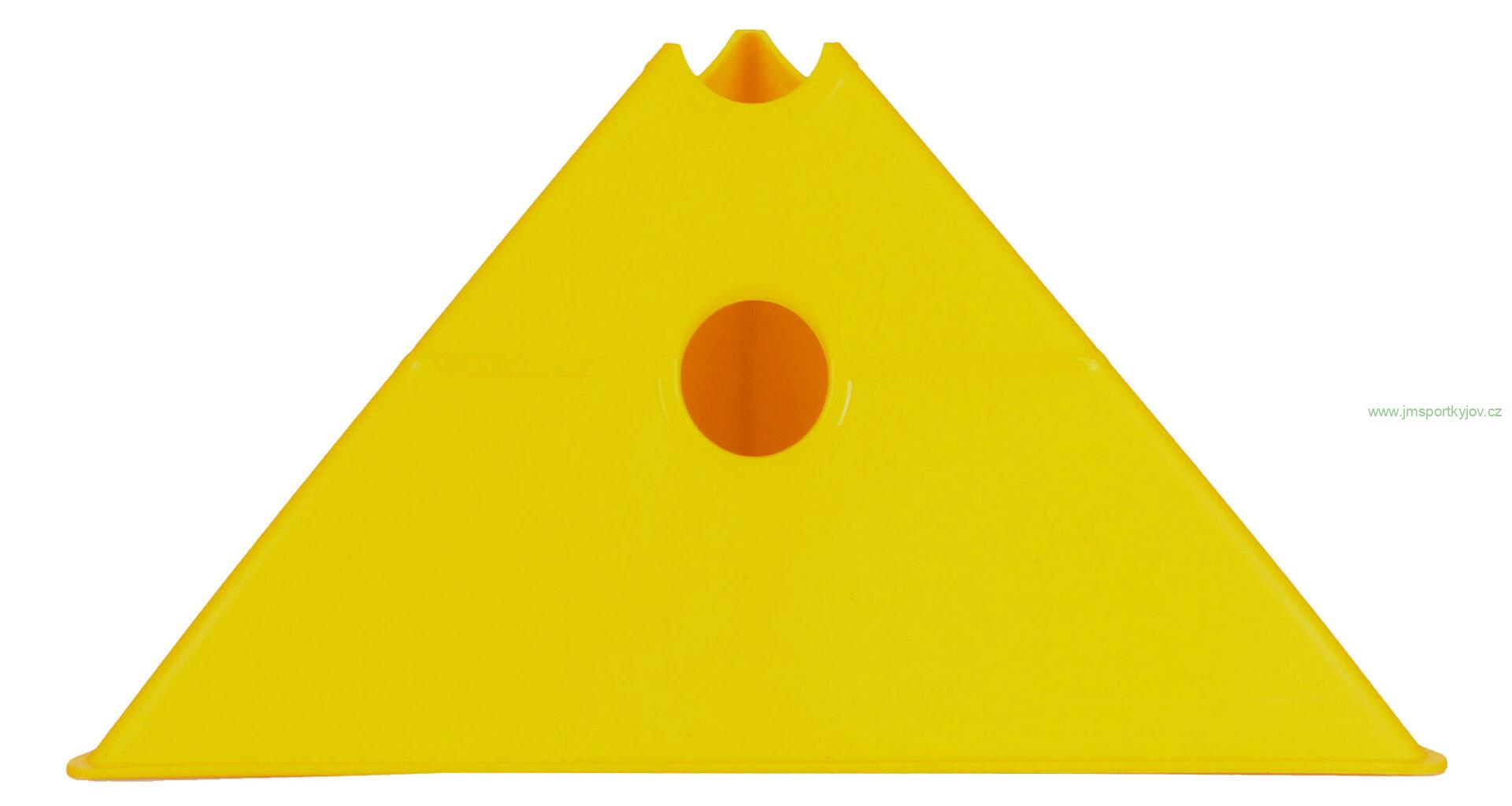 Tri Corners víceúčelové mety žlutá