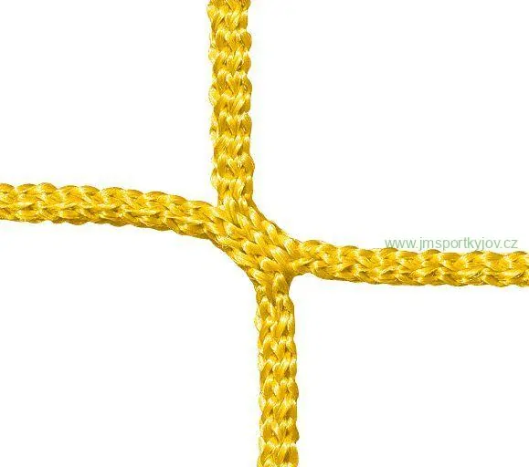 Fotbalová branková síť Junior PP 4 mm, hloubka 1,0 x 1,0 m